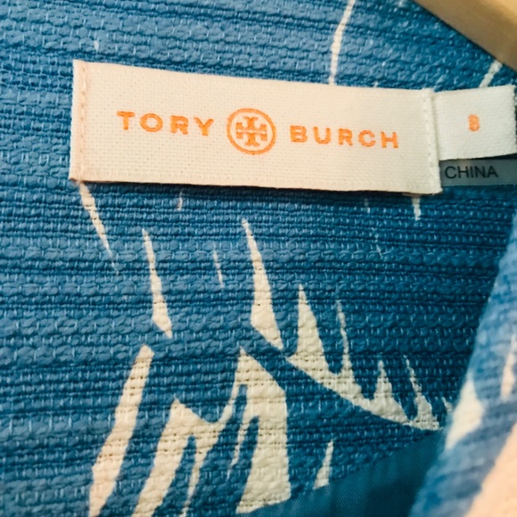 Tory Burch Palm Leaf Shift Dress HW9729 - Picture 4 of 7